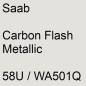 Preview: Saab, Carbon Flash Metallic, 58U / WA501Q.